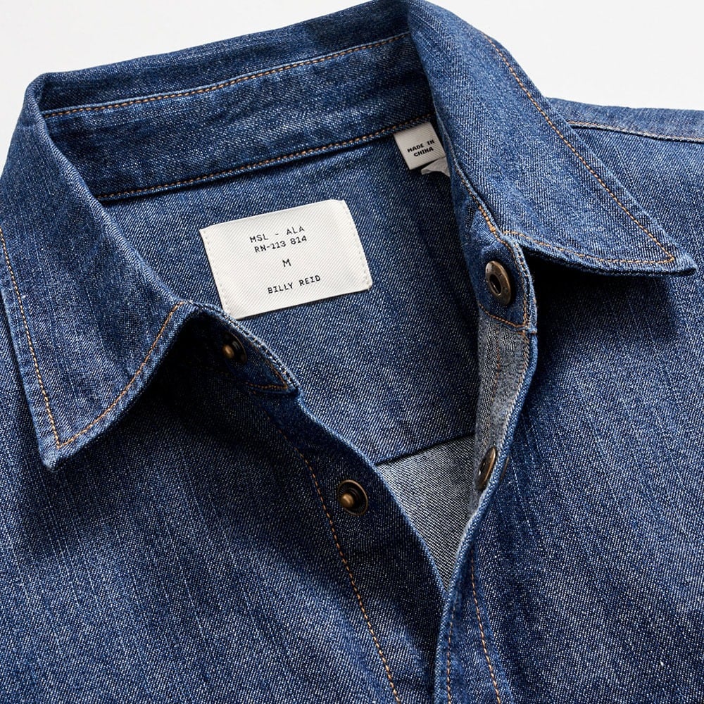 Shoals Denim Shirt Anniversary Edition - Classic Style with Suede Elbow  Patches – Billy Reid