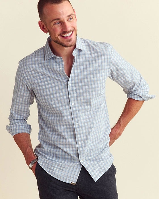 Male model wears the Hutcheson Sport Shirt