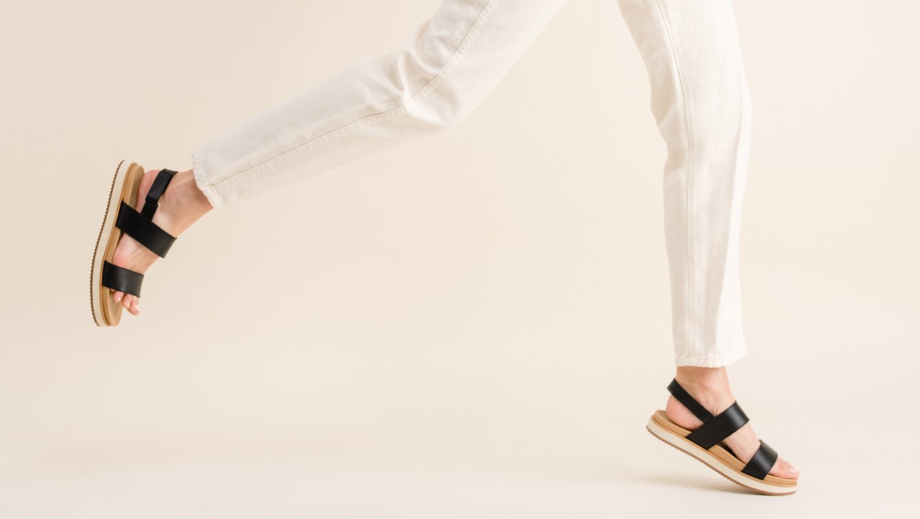 Nisolo Go-To Flatform Sandal 2.0 Black