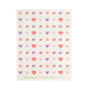 Chocolate Love Nail Art Stickers - 10 Pack