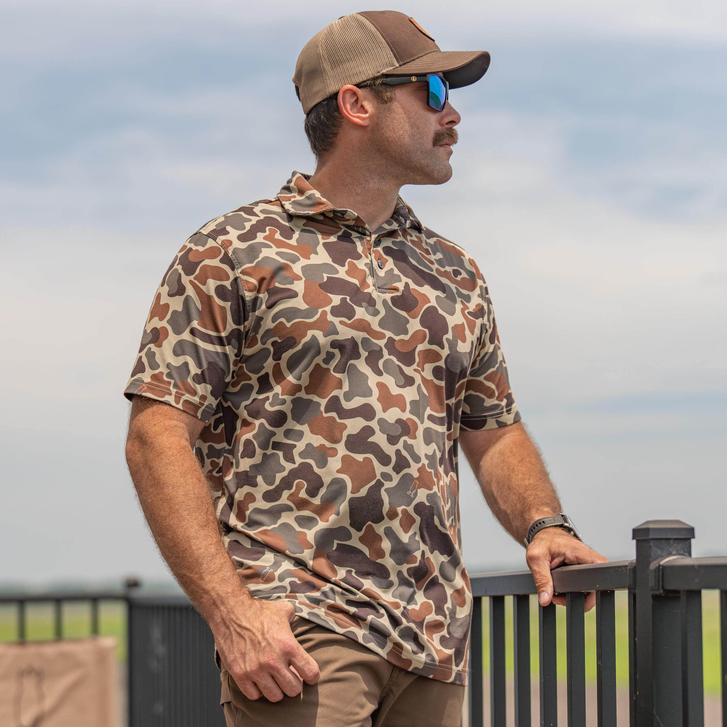 Camo Performance Golf Polos | Sportsman Collection – Dive Bomb