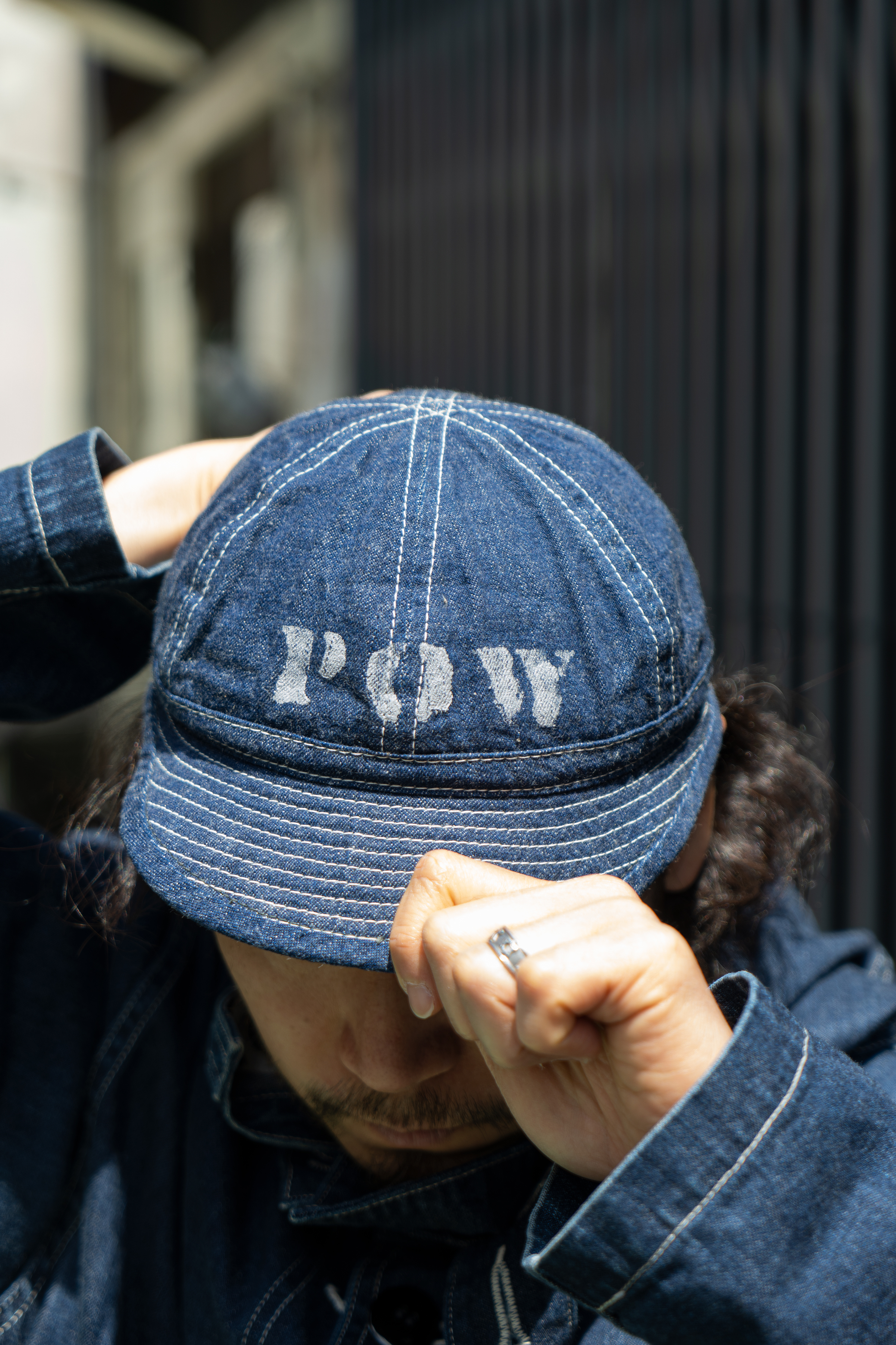 DENIM ARMY HAT (MODIFIED) / POW – The Real McCoy's