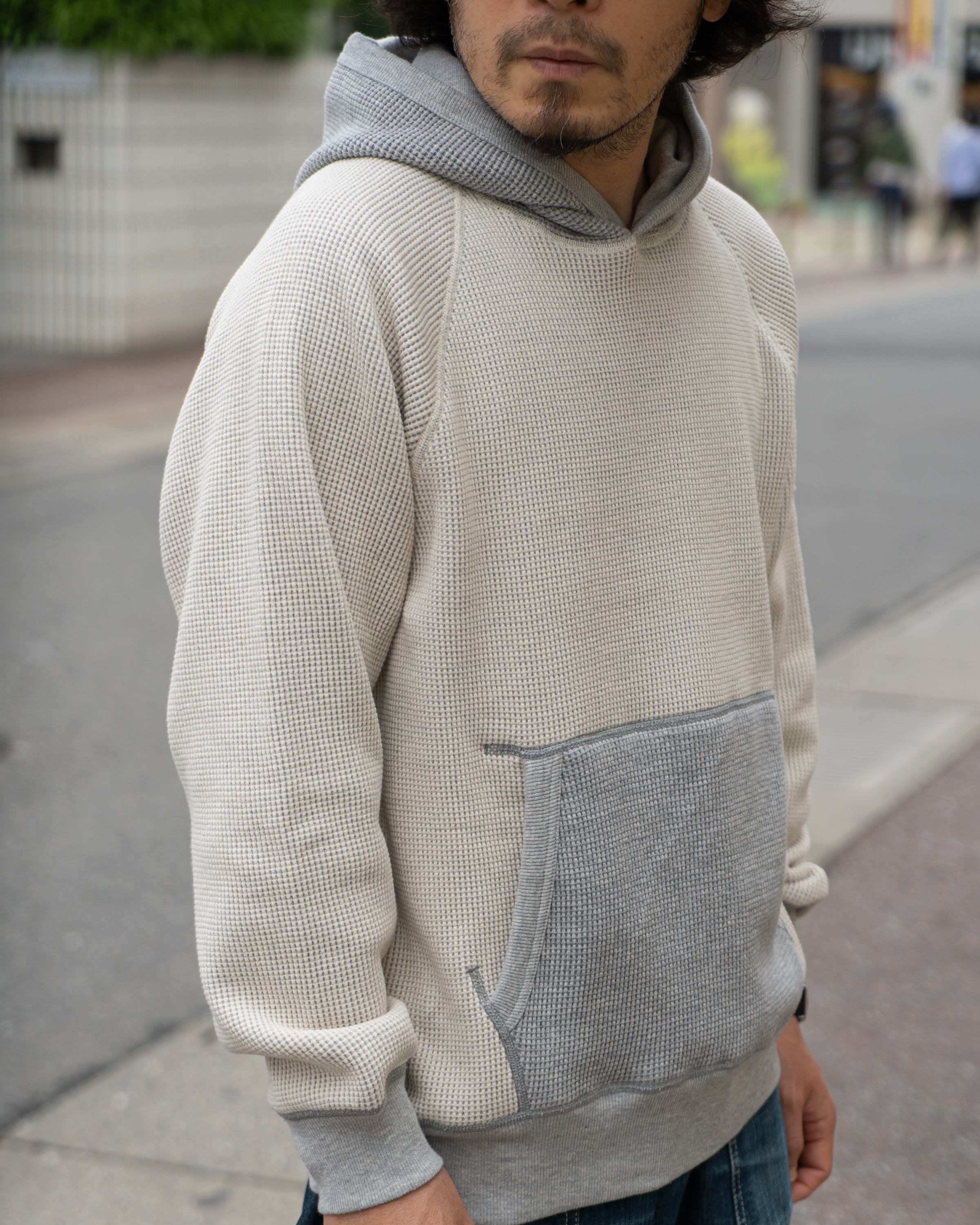 THE REAL McCOY'S◇THERMAL SWEATSHIRT (TWO-TONE)/パーカー/40