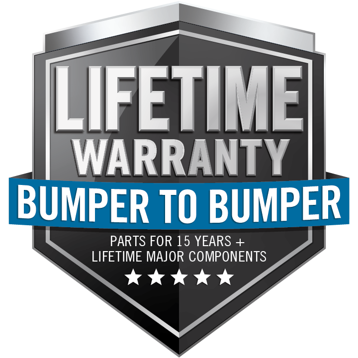 Napoleon Limited Lifetime Bumper to Bumper Warranty