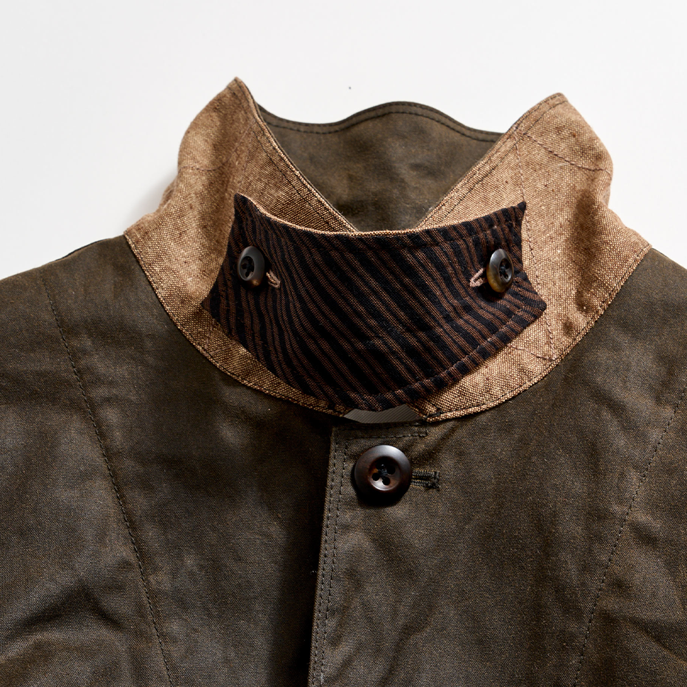 Water Repellent Waxed Quail Jacket Billy Reid