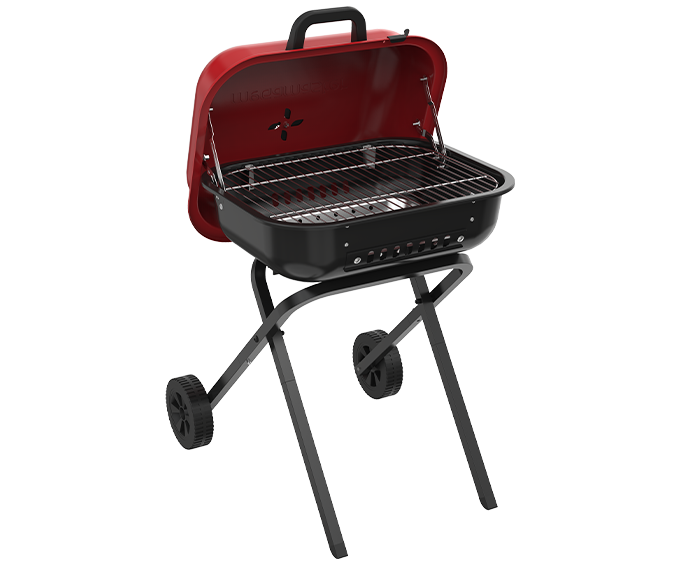 Megamaster Traverse Portable Charcoal Braai - Image 3