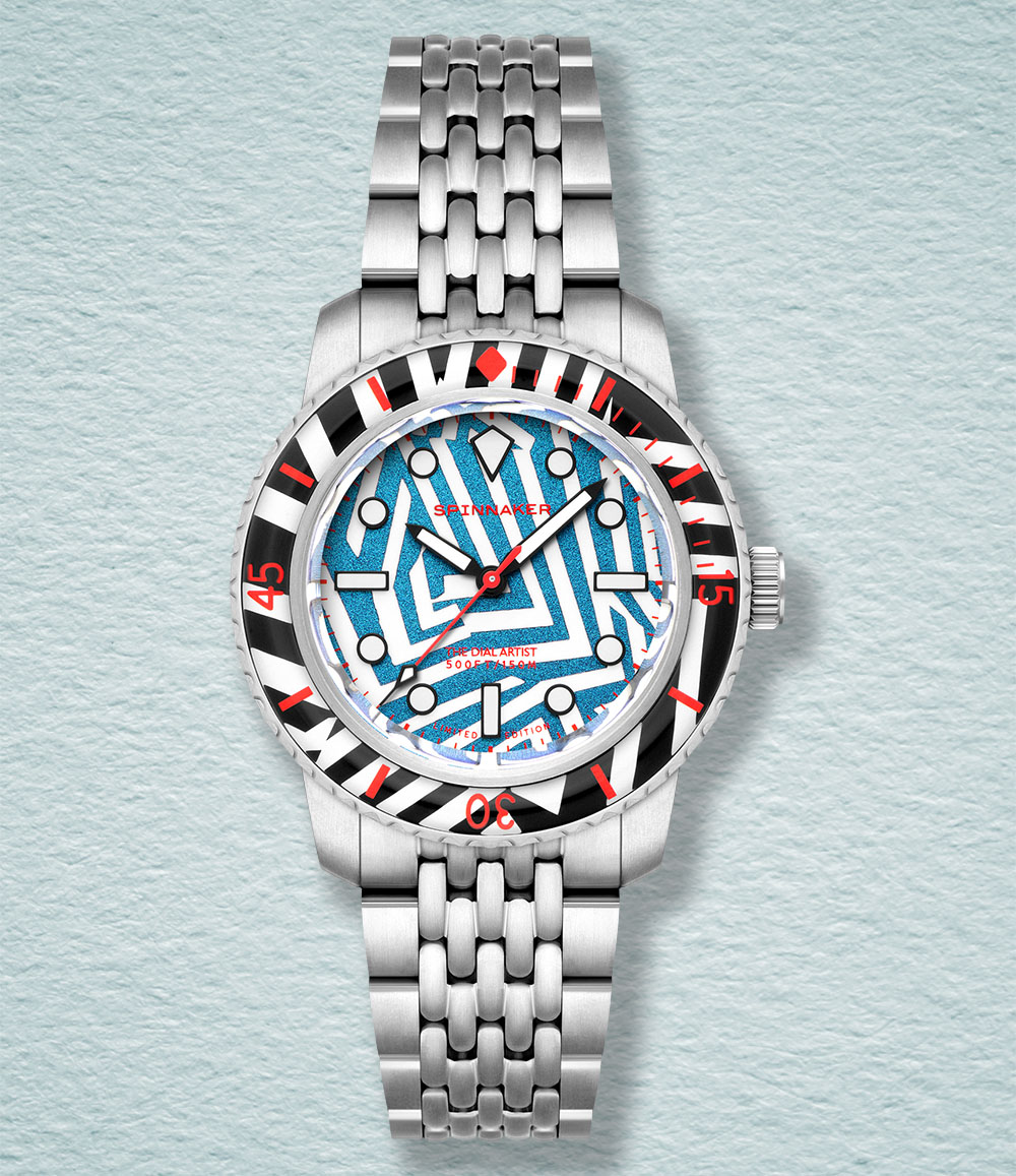 Spinnaker Fleuss 40 Automatic Razzle Dazzle Limited Edition Watch