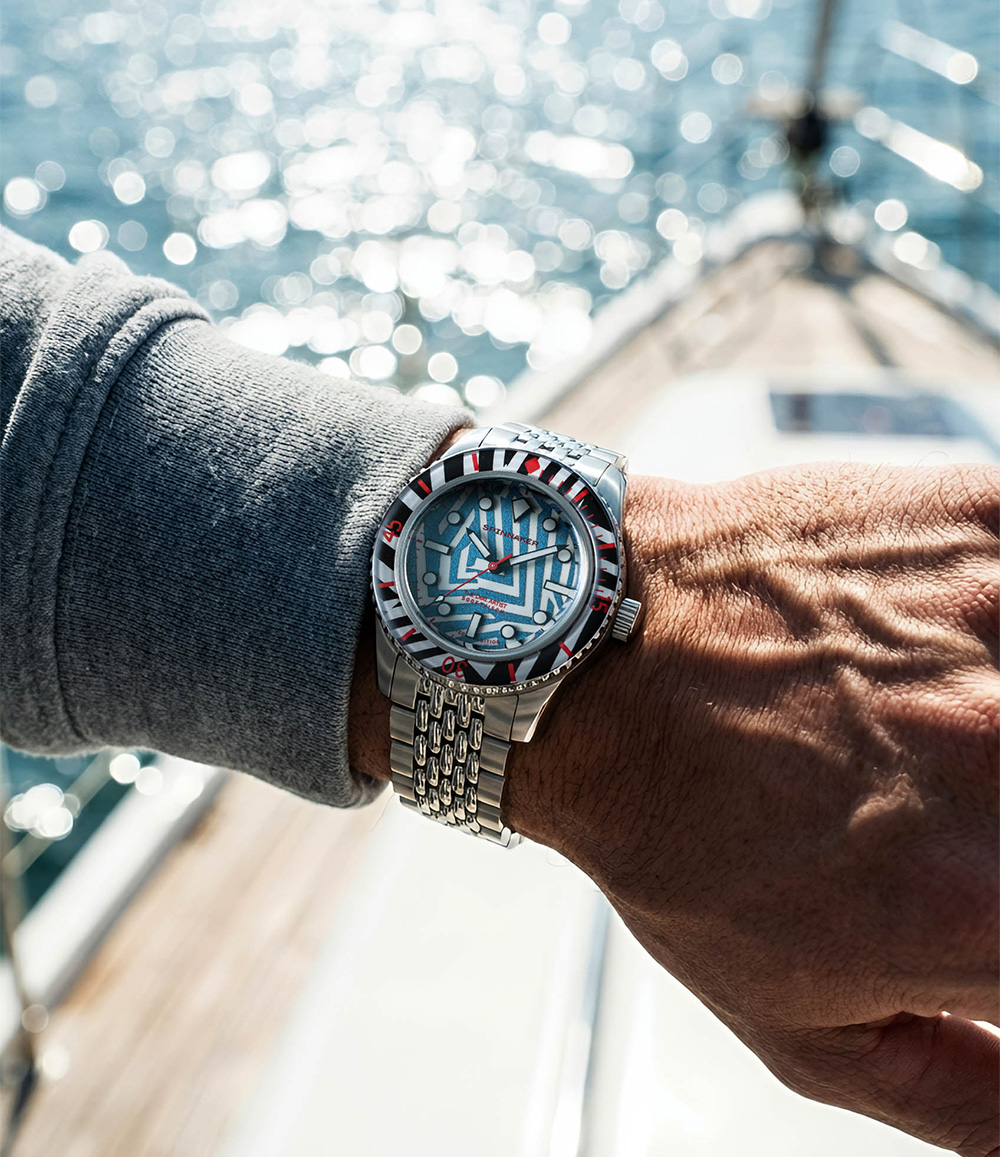 Spinnaker Fleuss 40 Automatic Razzle Dazzle Limited Edition Watch