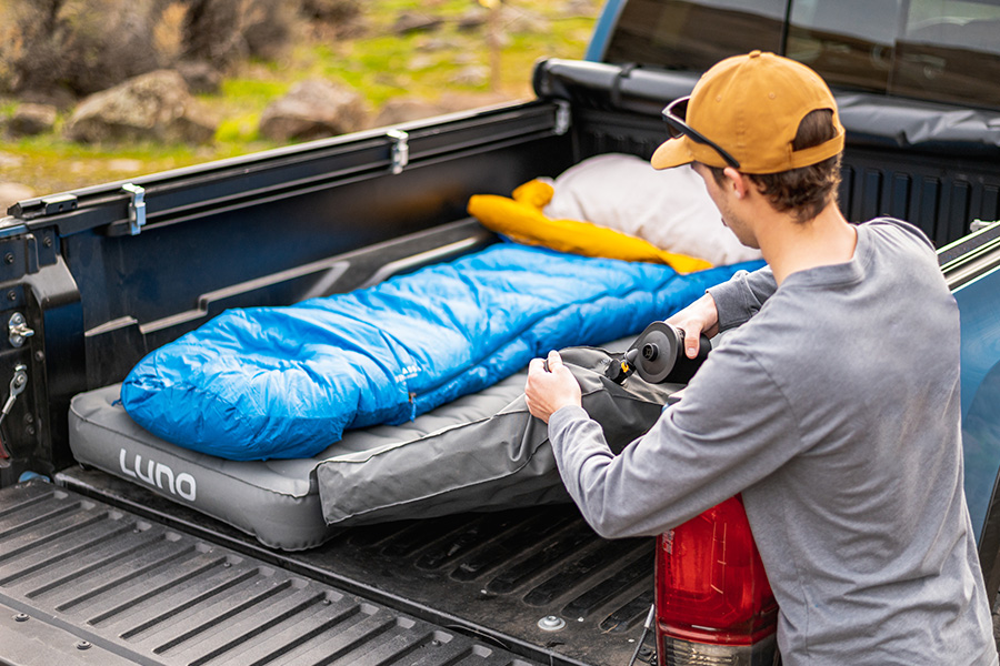 Luno® Truck Bed Air Mattress Tailored to the Long Bed (6ft