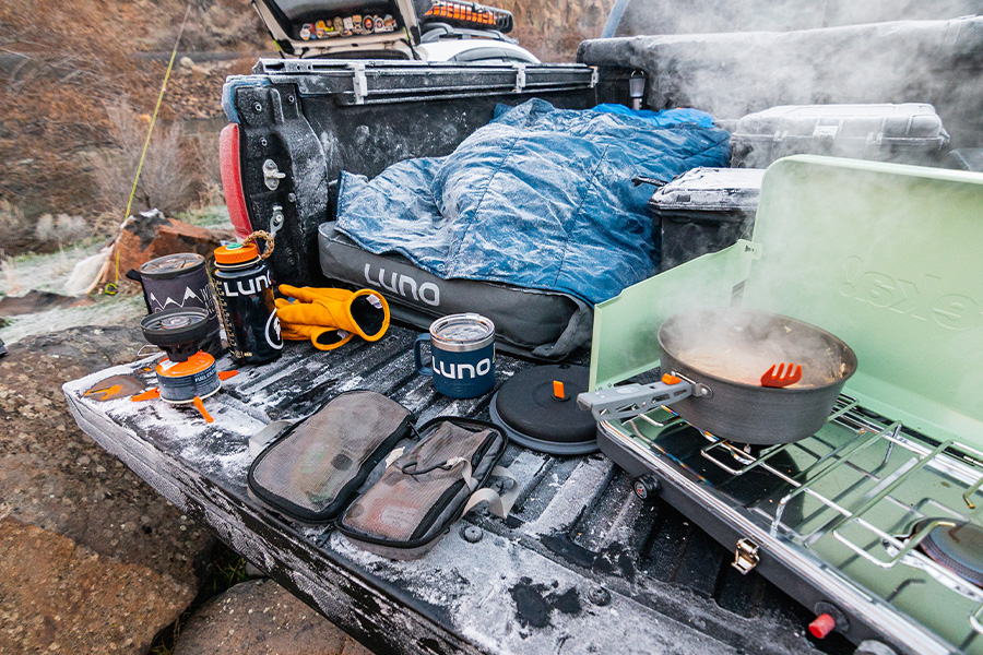 Luno® Truck Bed Air Mattress Tailored to the Long Bed (6ft