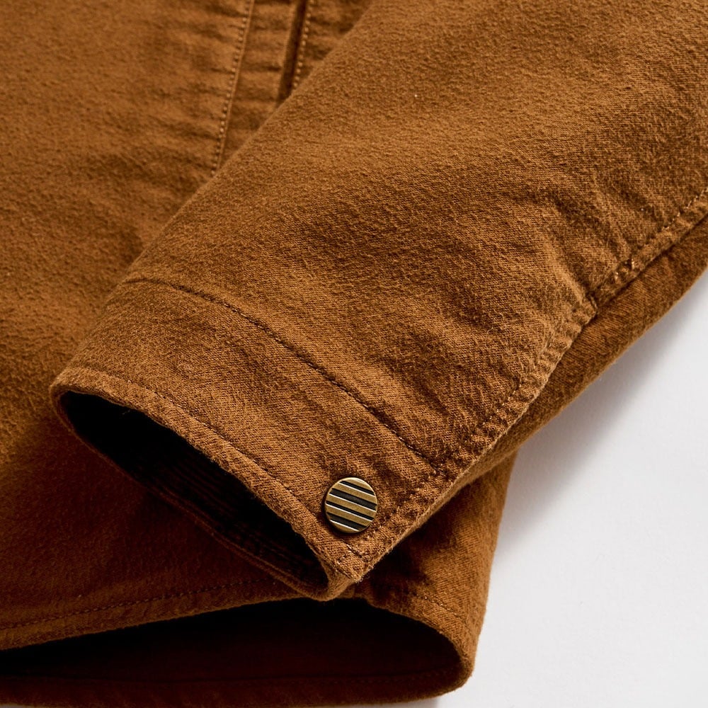 Moleskin Shirt Jacket with Signature Touches | Billy Reid
