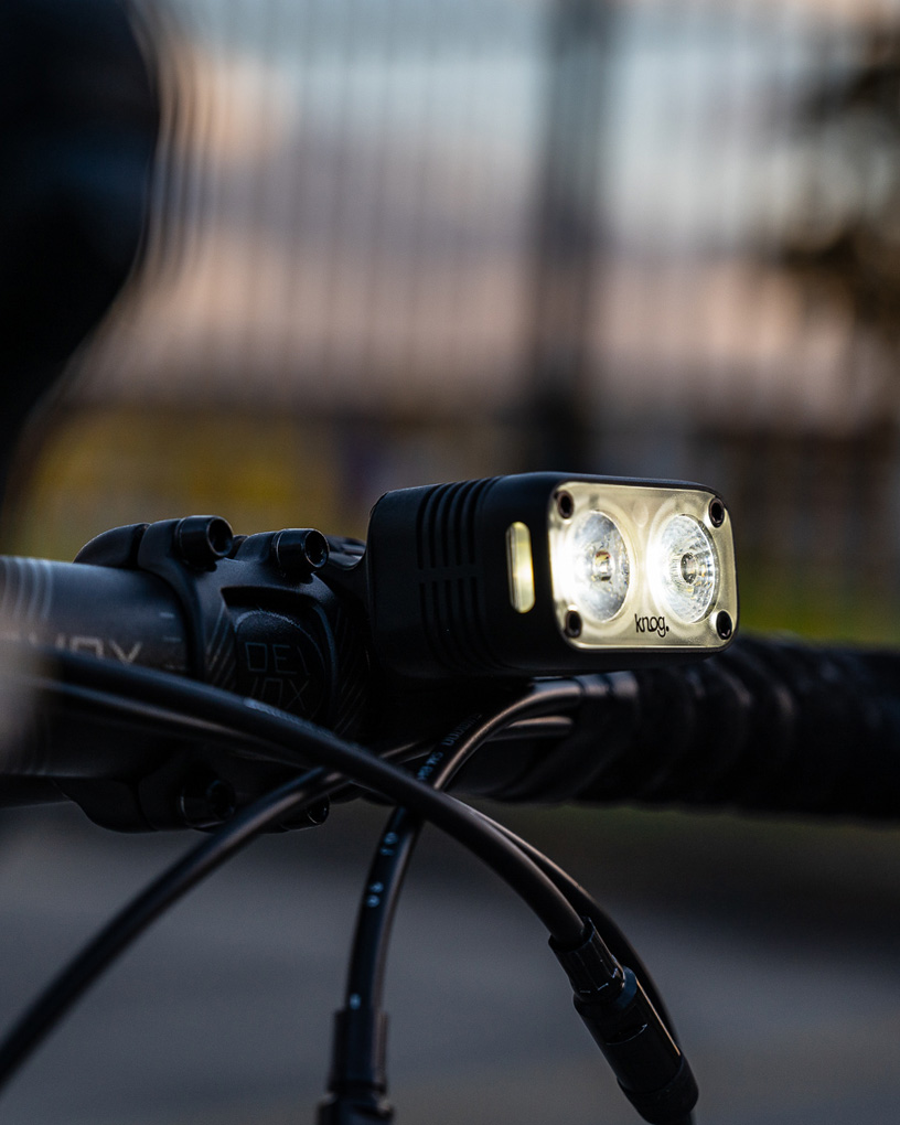 Blinder Road 600 Front Bike Light | USB Rechargeable | Knog US