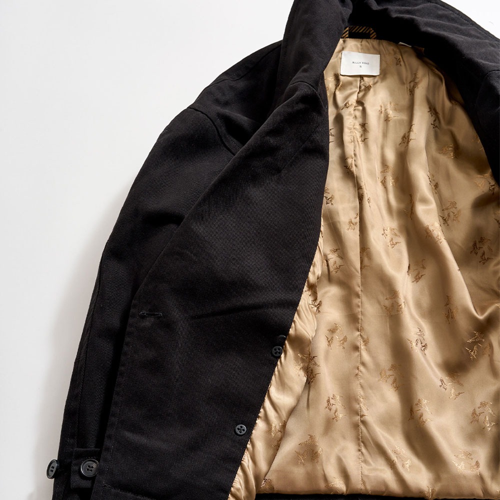 Shawl Collar Chore Jacket with Lined Body | Billy Reid Shawl Collar Chore Jacket with Lined Body | Billy Reid