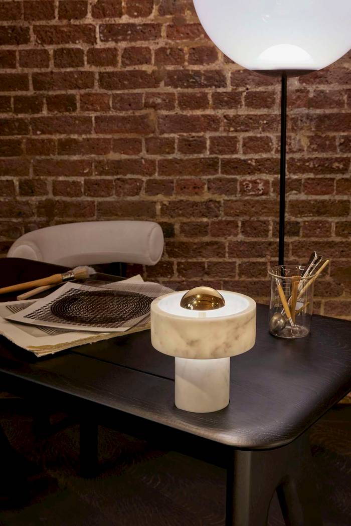 Stone Portable Lamp