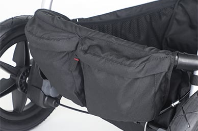 great storage space with the roomy gear tray, with main tray, 2 side pockets and 2 zip pockets
