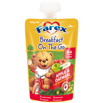 Photograph of Farex® Breakfast On The Go Apple & Oatmeal product