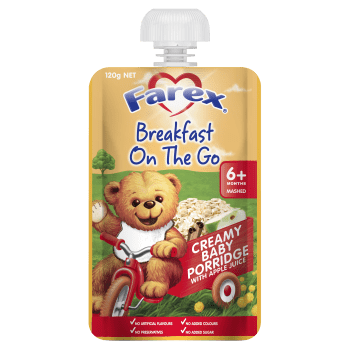 Photograph of Farex® Breakfast On The Go Creamy Baby Porridge product