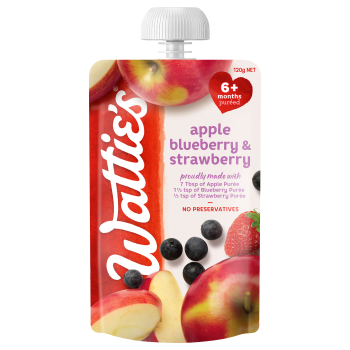 Photograph of Wattie's® Apple Blueberry & Strawberry product