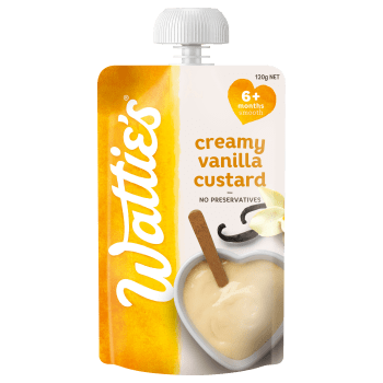 Photograph of Wattie's® Creamy Vanilla Custard 120g 6+ months product