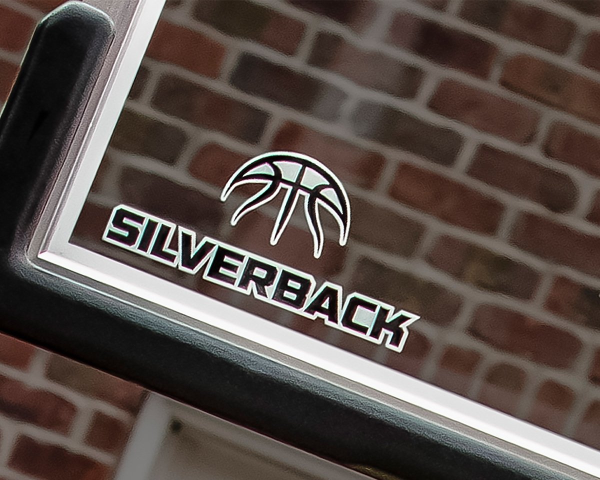 Silverback SBX 60 backboard pads and glass backboard