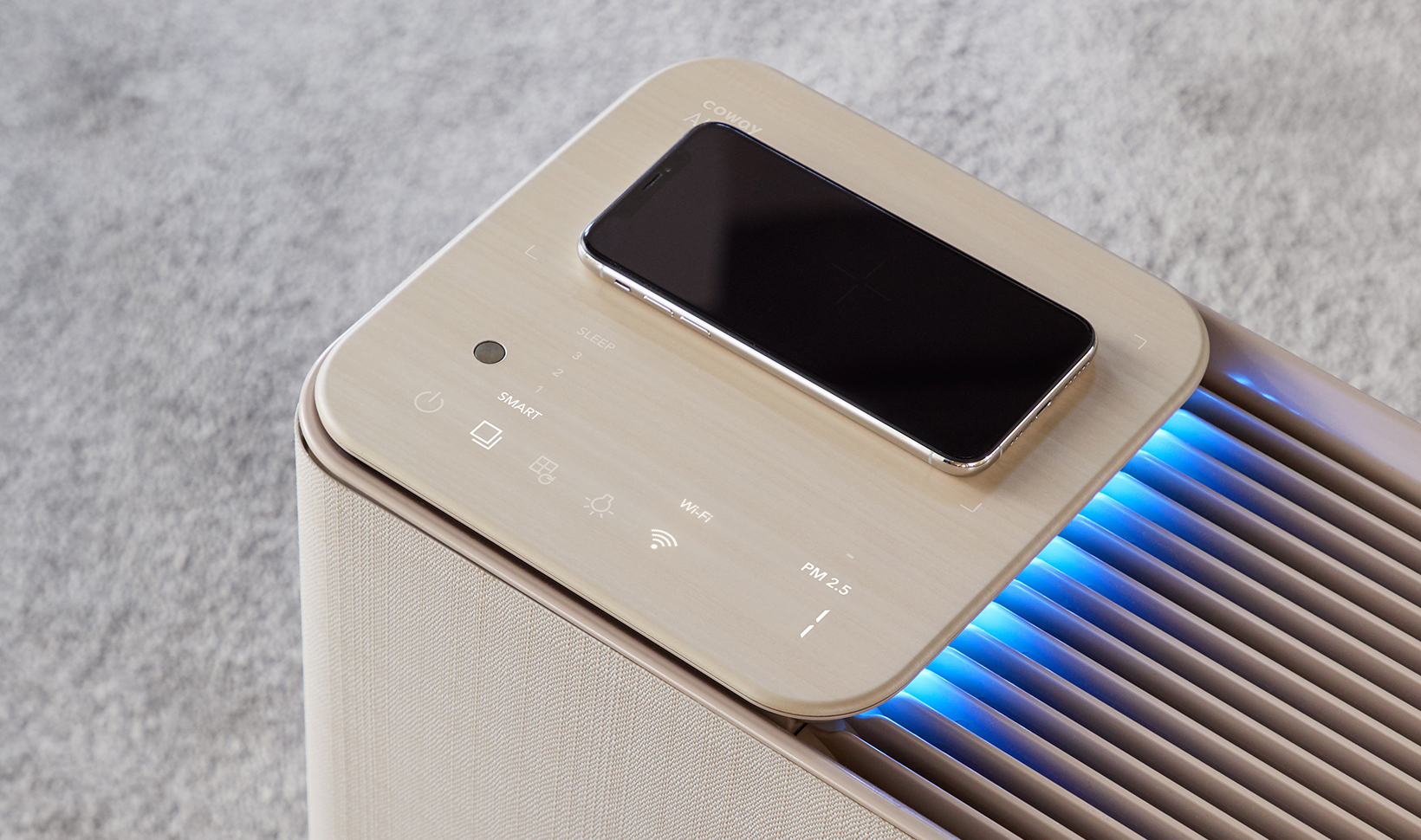 Airmega IconS Air Purifier with Wireless Phone Charger