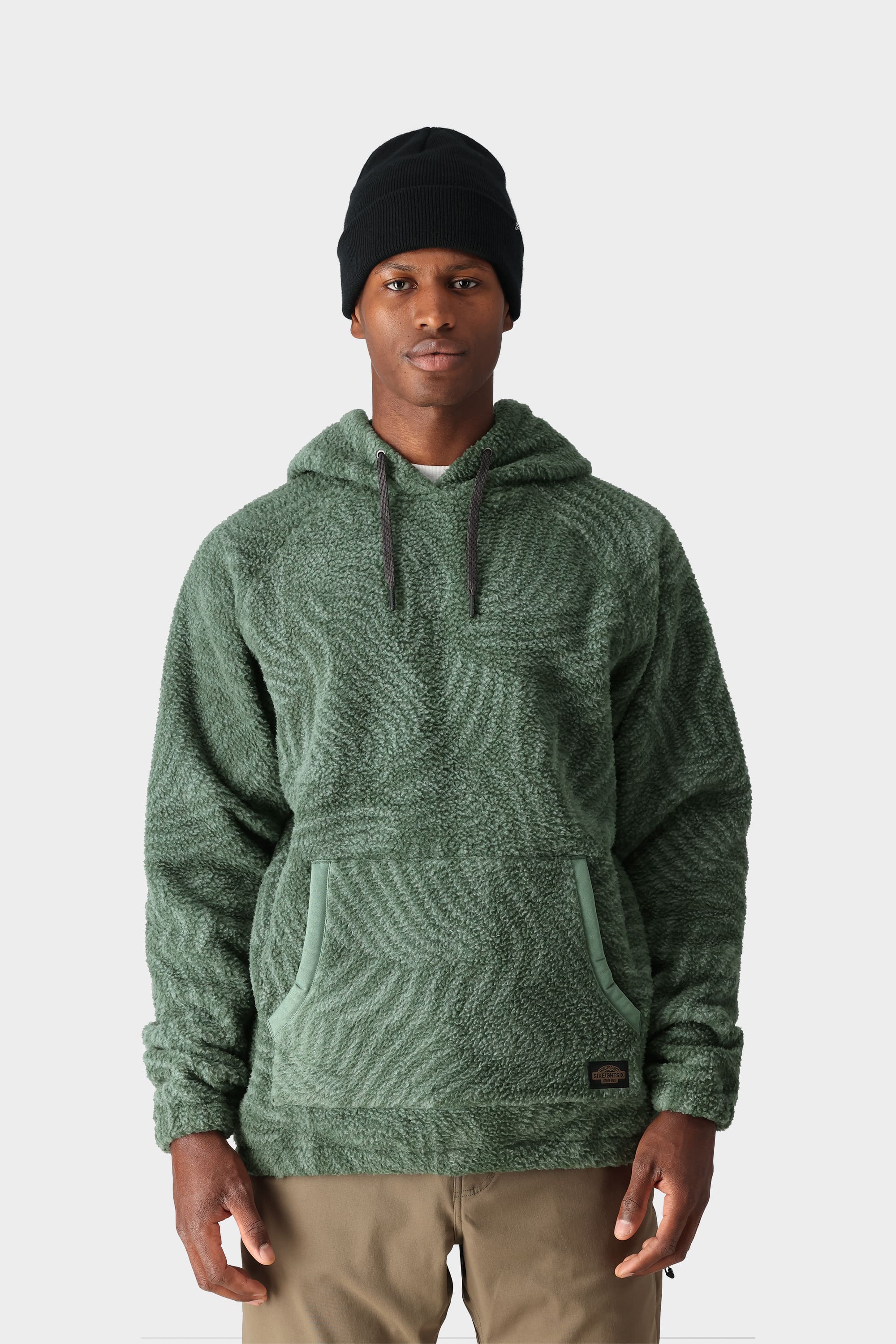 Sherpa fleece pullover men's sale