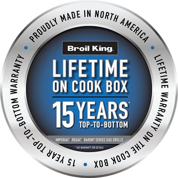 15 YEAR LIMITED LIFETIME ON COOK BOX Warranty