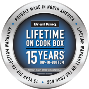 broil king 15-year lmited lifetime Warranty