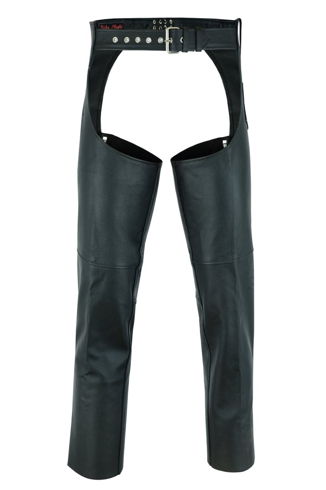 ds400-unisex-basic-coin-pocket-leather-chaps-product-detail-image