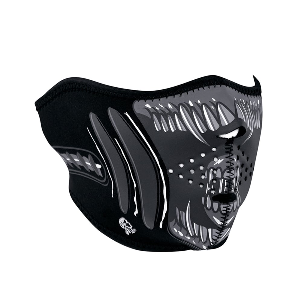 wnfm039h-zan-half-mask-neoprene-alien-product-detail-image