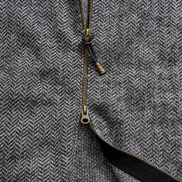 Alpaca Wool Track Jacket with Mock-Neck | Billy Reid Alpaca Wool Track Jacket with Mock-Neck | Billy Reid