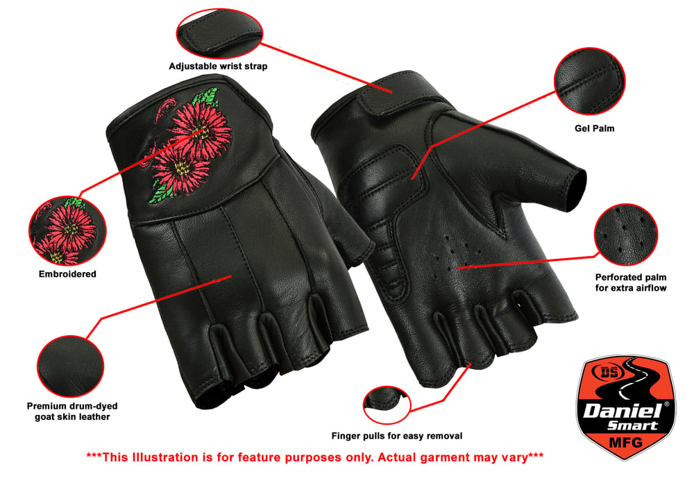 ds36-womens-embroidered-fingerless-glove-product-detail-image