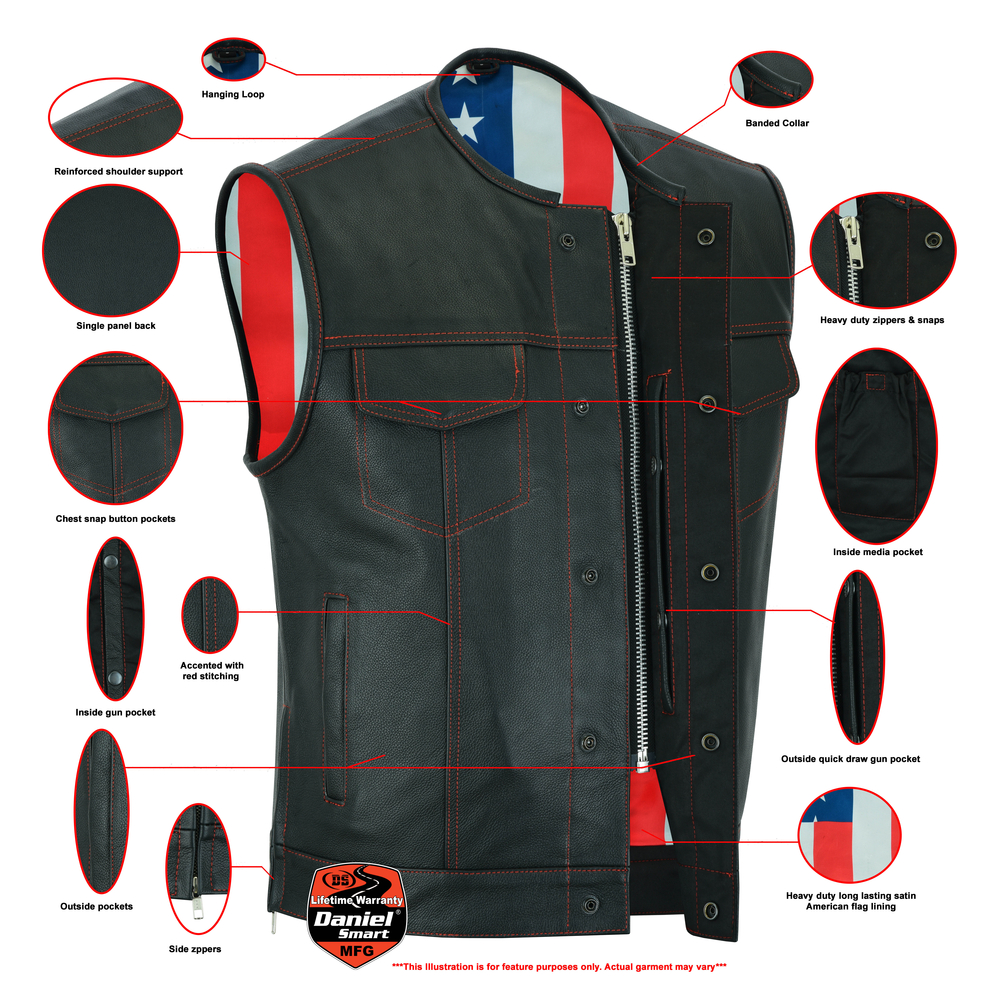 ds155-mens-leather-vest-with-red-stitching-and-usa-product-detail-image