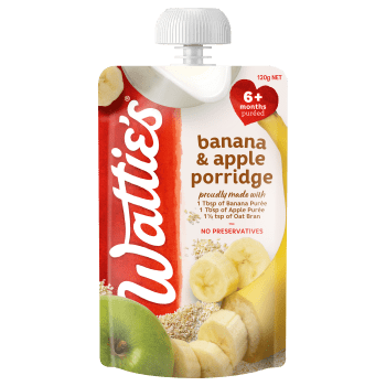 Photograph of Wattie's® Banana & Apple Porridge  product