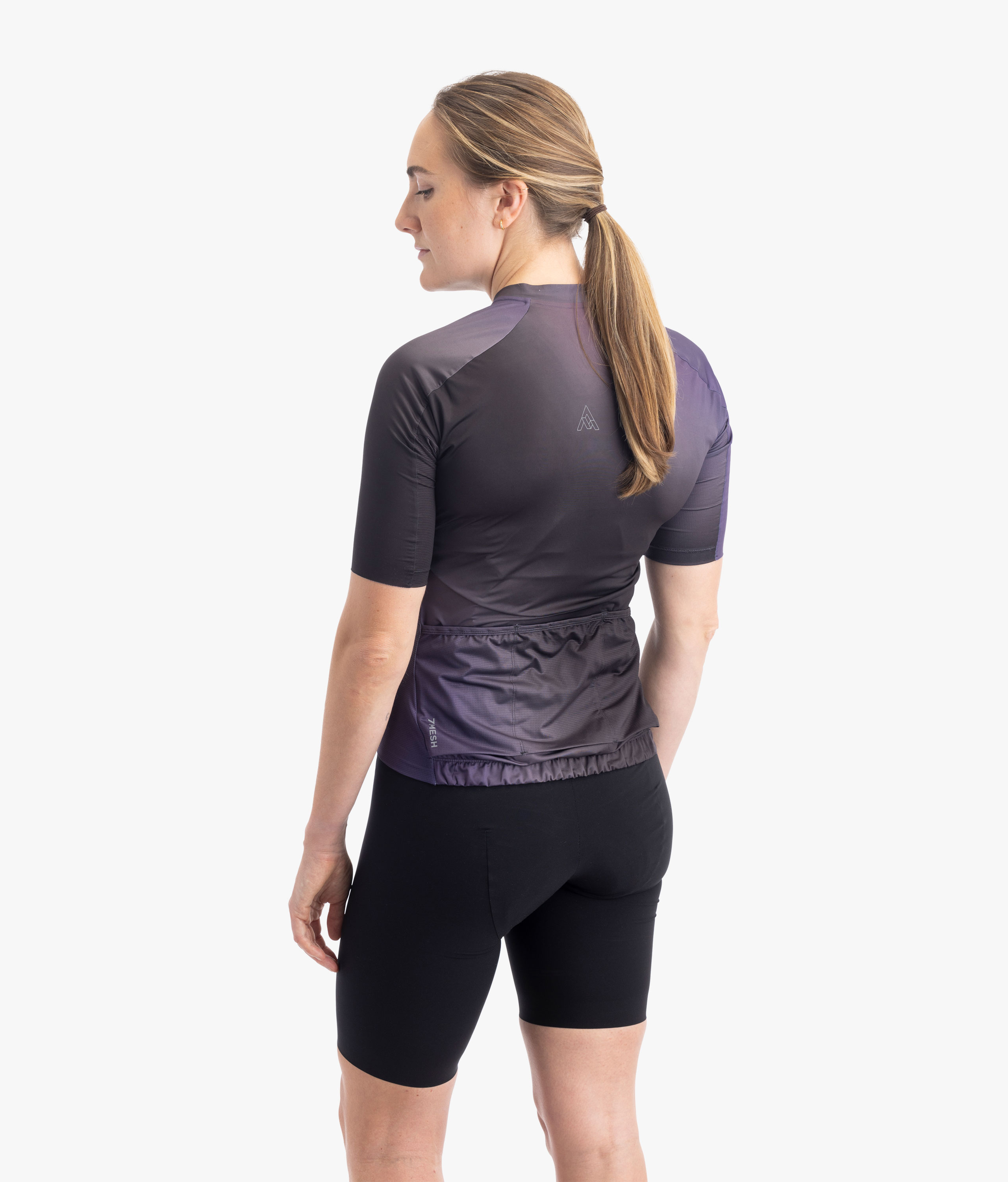 Women's Short Sleeve Road Cycling Jersey Burgundy | PEdALED