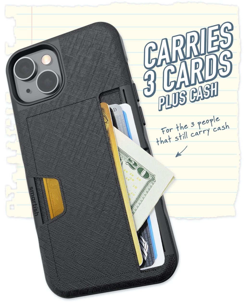 Wallet Slayer Vol. 2 - Card Case for iPhone 14 Smartish Wallet Slayer Vol. 2 - Card Case for iPhone 14 Smartish
