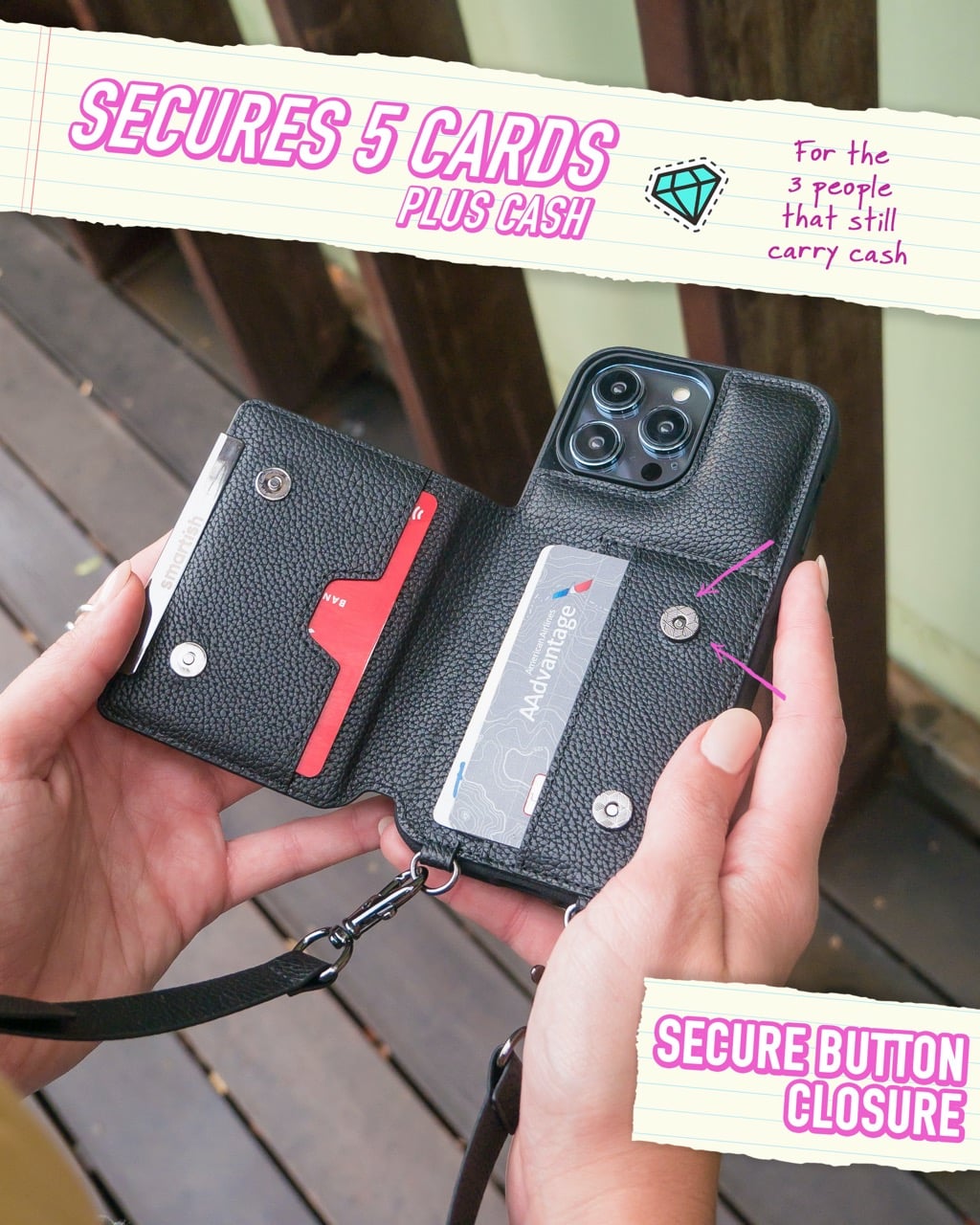 Dancing Queen - Crossbody Wallet Case for iPhone 14 Pro Max Smartish Dancing Queen - Crossbody Wallet Case for iPhone 14 Pro Max Smartish