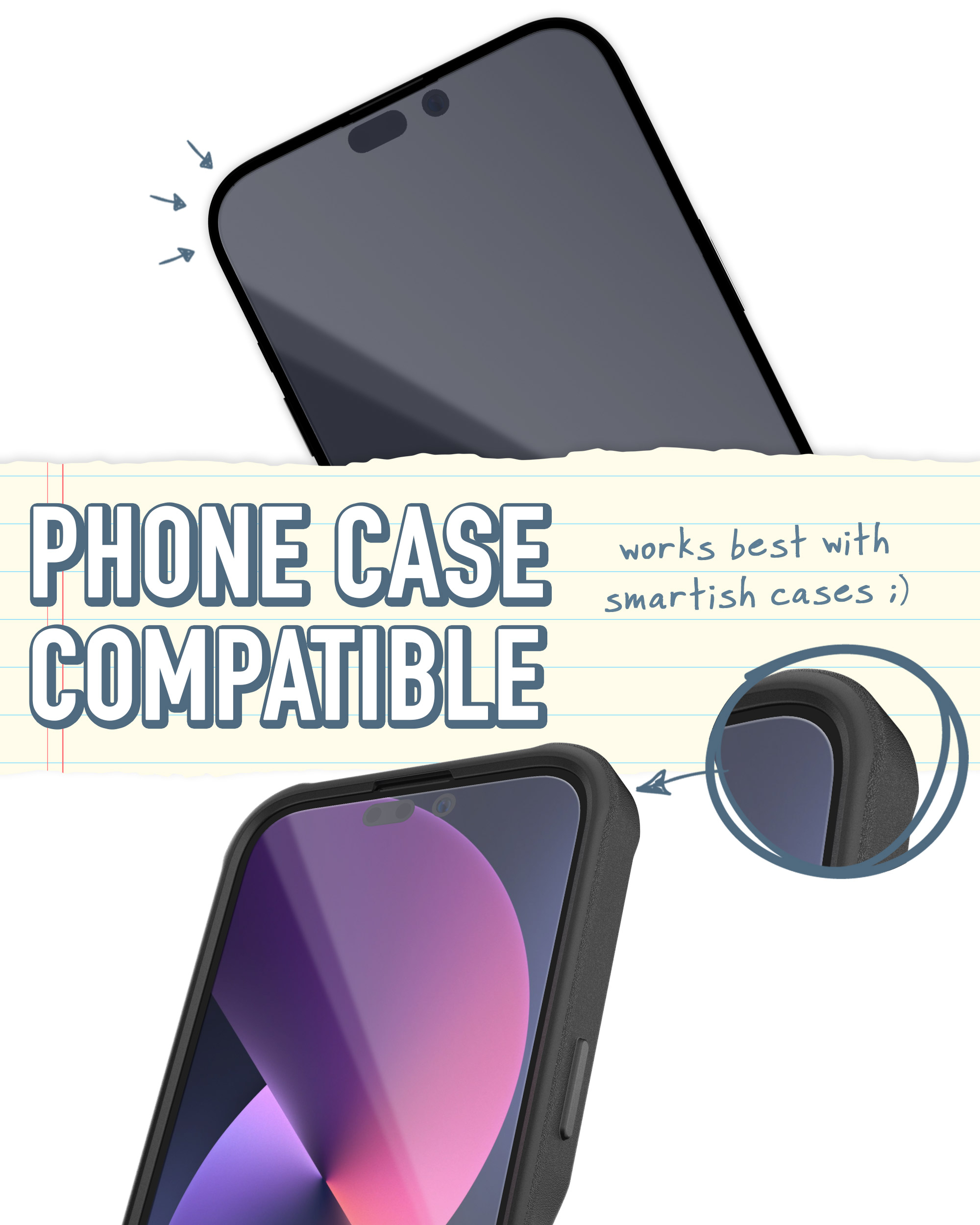 Aazon.co: ICarez Full Coverage Tepered Glass Screen Protector For...