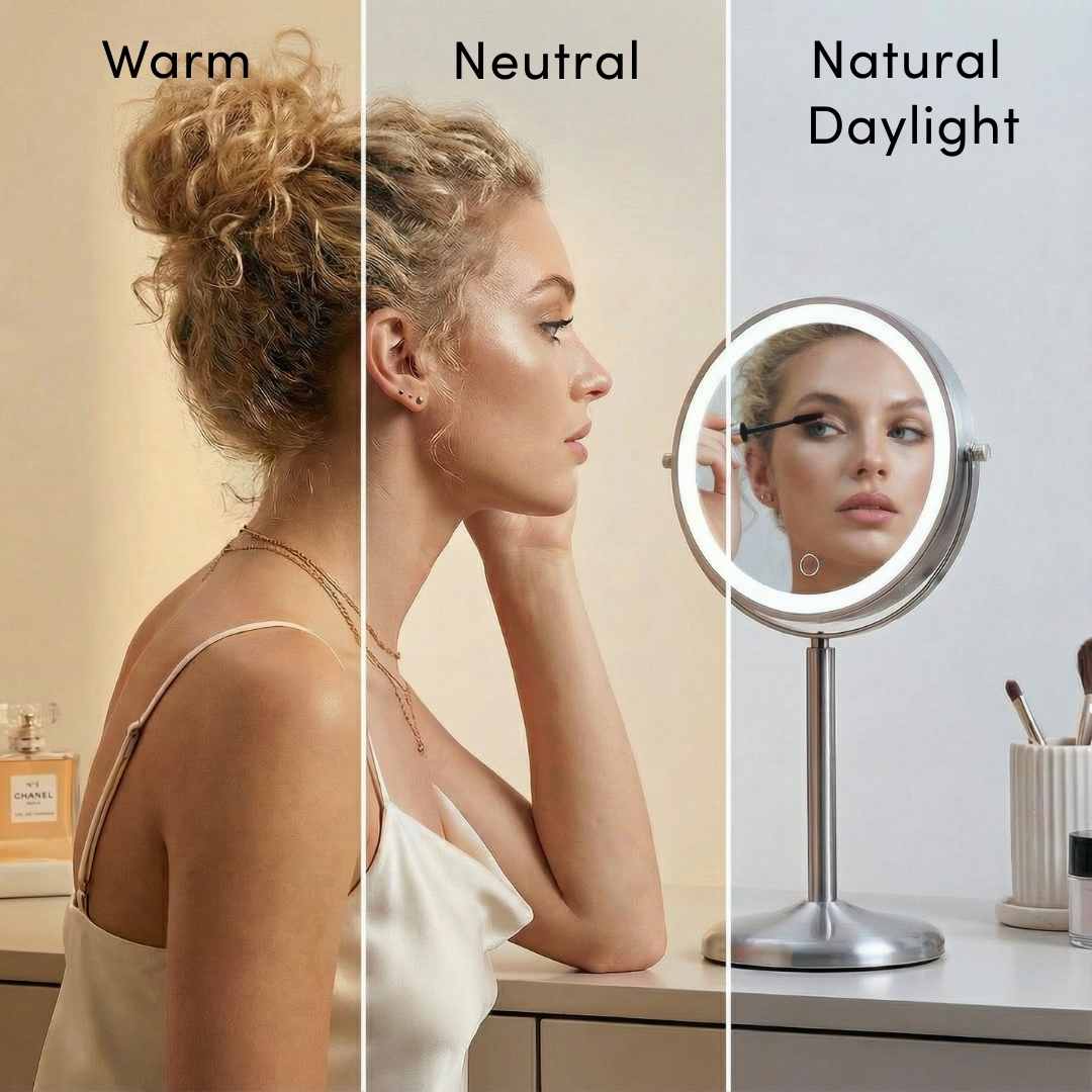 Choose from 3 dimmable light settings with Hailey