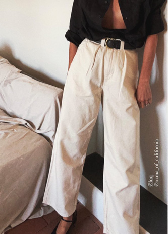 Field Pant, Tencel Bull Denim, Putty | OZMA