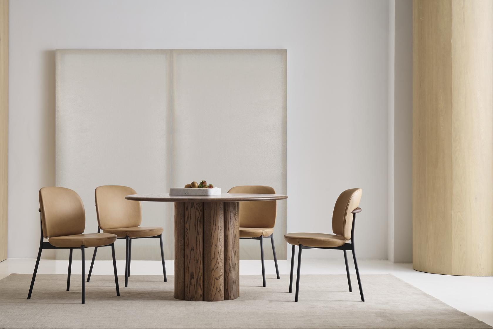 Kora Timber Round Dining Table