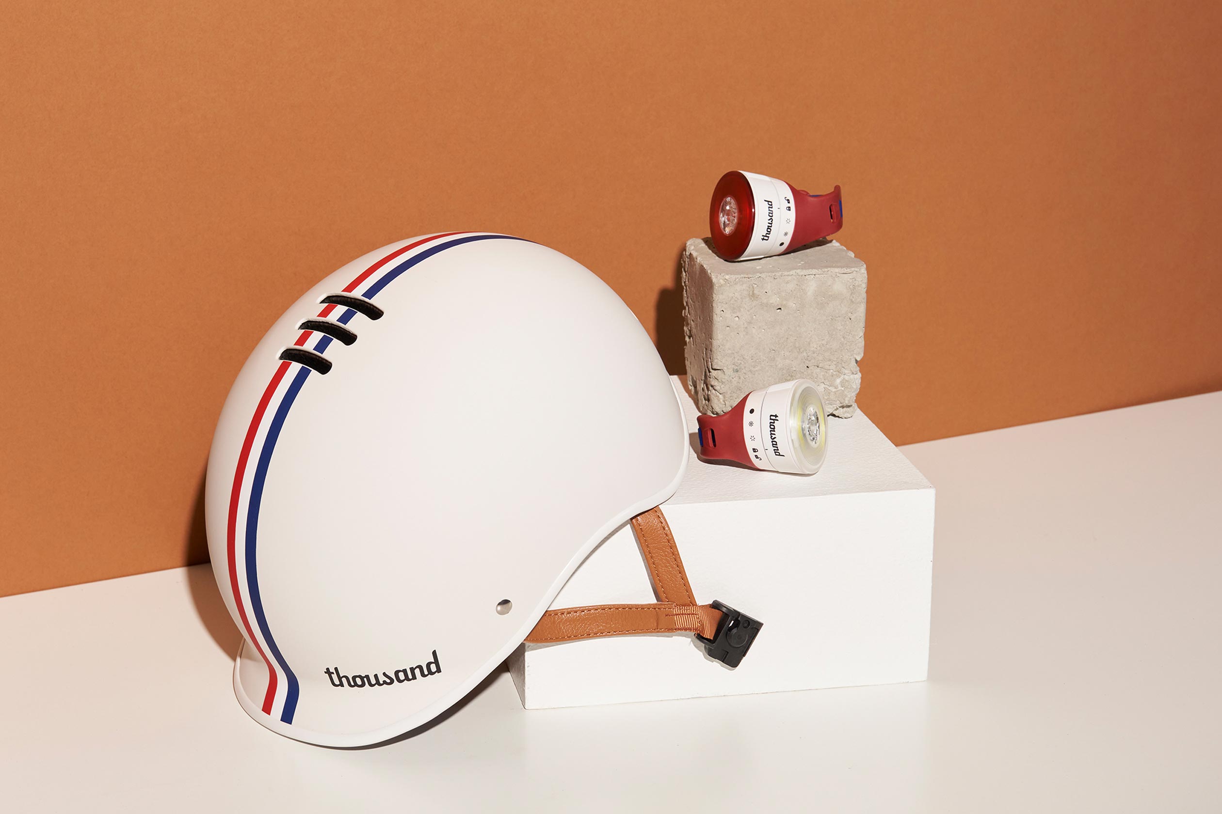 Rear Traveler Magnetic Bike Lights, Speedway Creme