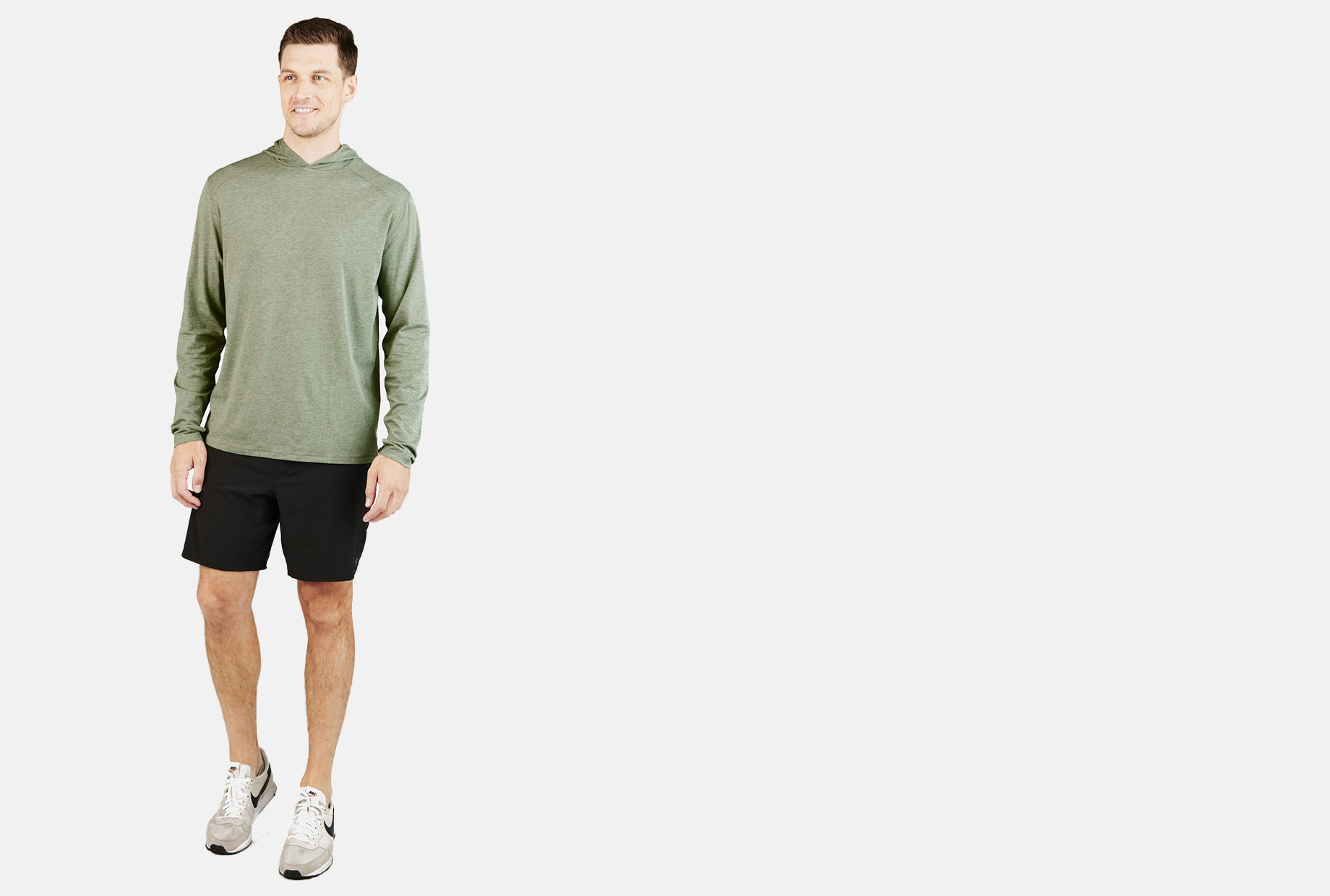 Men's Bamboo Carrollton Long Sleeve Hoodie by tasc Performance
