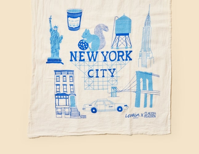 Custom Tea Towel - Levain Bakery