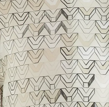 Printed Swim Short - Beige Sketched V Monogram