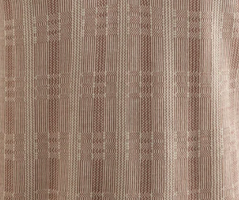 Geo Tencel Cotton Silk Polo - Coffee/Light Beige