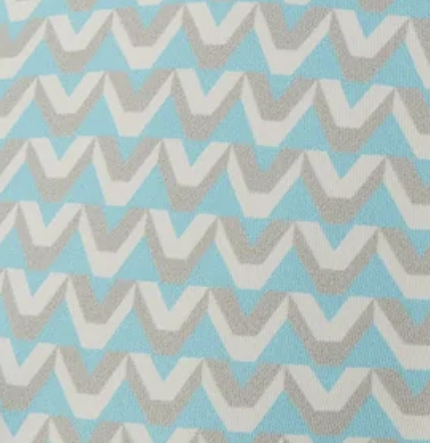 Relaxed Silk Drawstring Pant - Ice Blue/Silver V Monogram