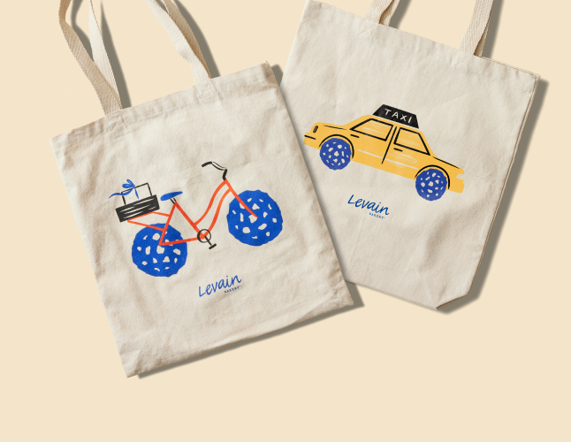 Bicycle Tote - Levain Bakery