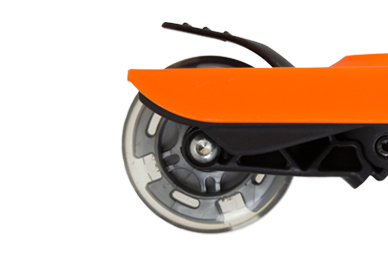 rear wheel brake for use in scooter mode