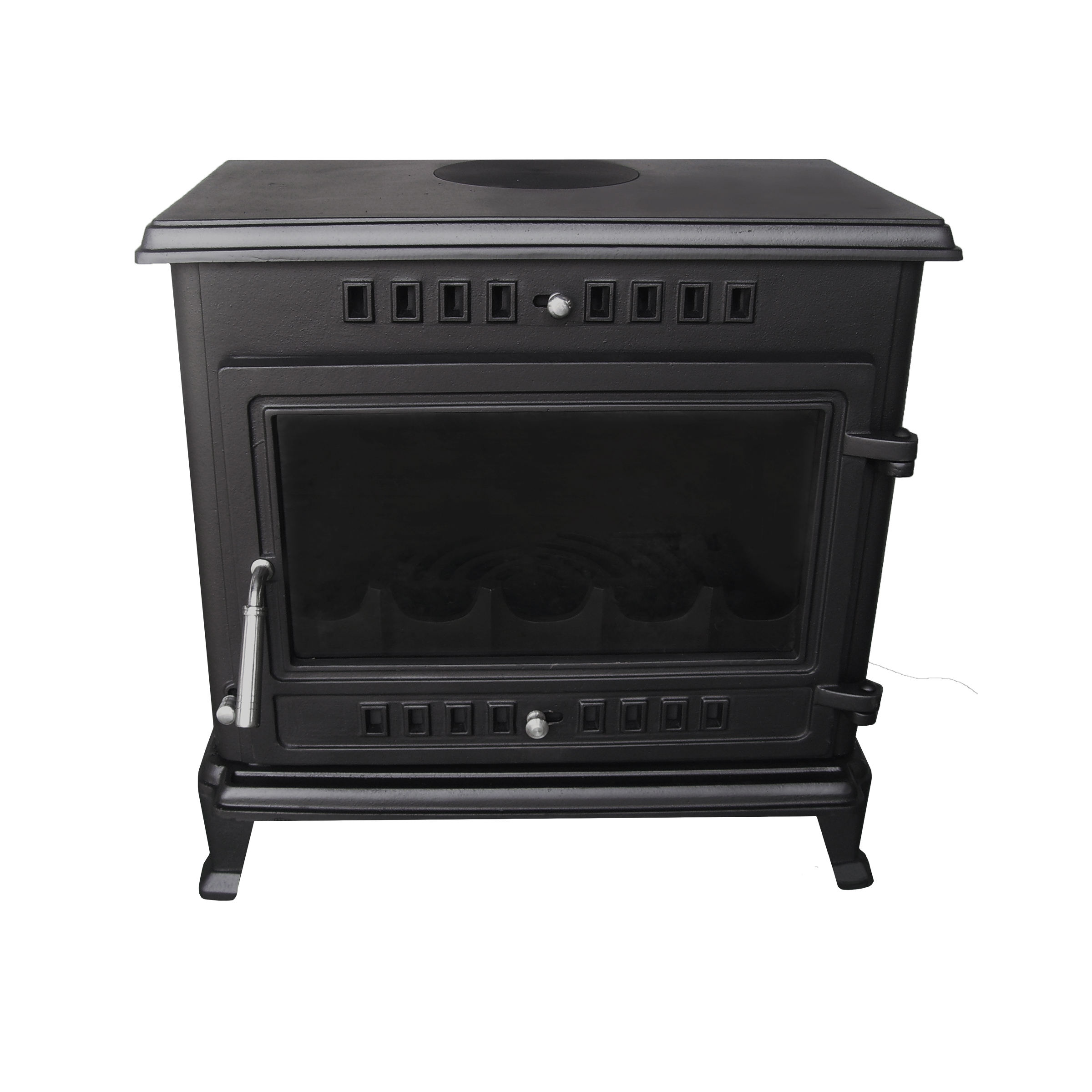 Ontario 12kW Cast Iron Fireplace INCL Flue Kit: WINTER DEAL - Image 2